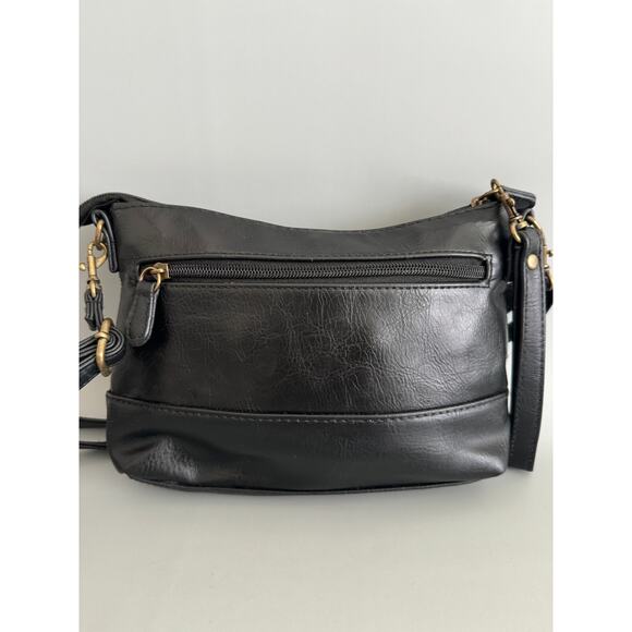 Stone Mountain Convertible Cross Body Hand Bag Black 6x9 inches - Picture 5 of 11